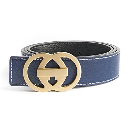Anthony Moore New Red Solid Brass Double G Designer Belts Men Male Women Genuine Real Leather