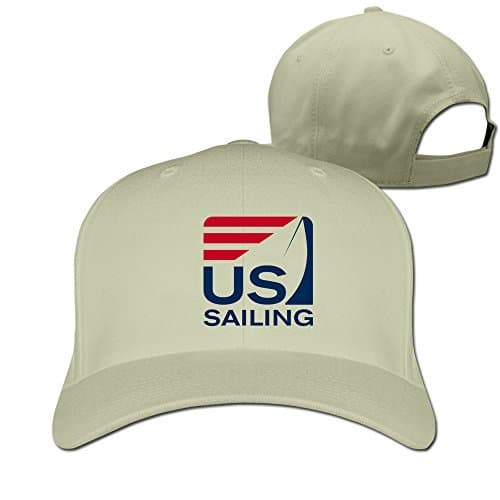 US Sailing Stylish Flat Bill Fitted Cap