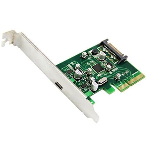 USB 3.1 Type C PCI-E 4x Express to USB 3.1 Type C USB-C Port Add on Expansion Card Adapter 10 Gbps