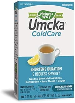 Nature's Way Umcka ColdCare Hot Drink, Lemon, 10 Count
