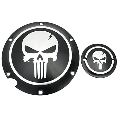 Skull Engine Derby & Timing Timer Cover CNC Edge Cut For Harley Sportster IRON XL 883 1200 72 48 Nightster