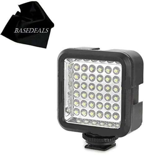 Powerful 36 LED Array Hot Shoe Mount LED Video Light for Sony Cyber-shot DSC-D700, DSC-D770, DSC-F707, DSC-F717, DSC-F828, DSC-HX400V, DSC-HX50V Cameras: Stackable LED Light Panel