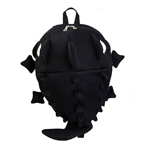 Creative cartoon backpack, black backpack, cartoon backpack (large, black)