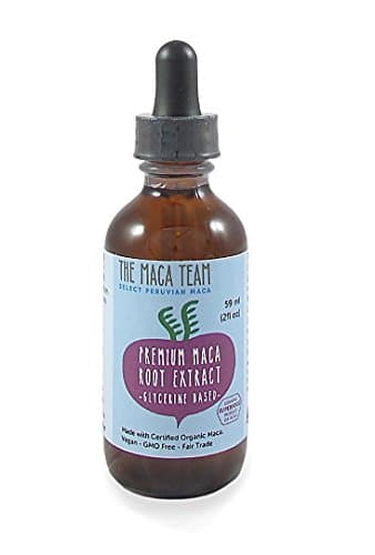 Premium Maca Root Extract - 2 Fl Oz 59 Ml - Fair Trade, GMO Free, Alcohol Vegan Made from Organic Roots Grown Traditionally in Peru