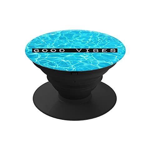 Expanding Stand and Grip for Smartphones and Tablets Multi-Function Holder(Galaxy S7, S7 Edge, iPhone SE / 5 / 5S / 6 / 6+ /6S / 7 / 7+ /iPad / IPad Mini) (Good Vibes)