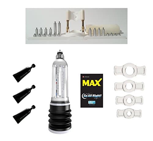 100% Authentic Hydromax X40 Clear Hydro Pump Bundle Package - Size: LARGE