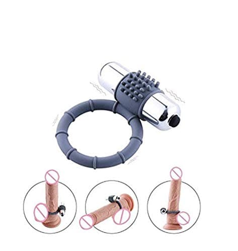 Men Time Delay Rings Silicone Ring Black