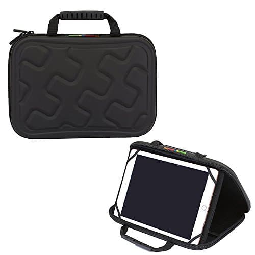 Casepax Rugged 10.6" Tablets Portable Case with Stand Function for iPad Computer PC Tablet eBook Readers, EVA83-10 - Black