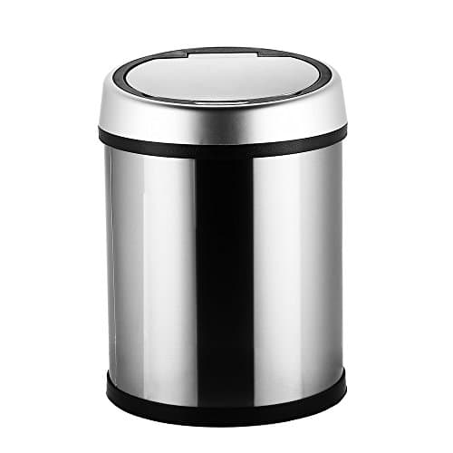Stainless Steel Garbage Touchless Automatic Sensor Dustbin Kitchen Trash Can Eco-friendly Waste Bin