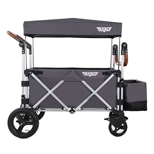 Keenz 7W Multi-Purpose Foldable Utility Wagon, Dark Grey
