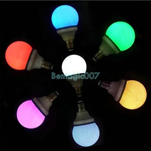 Mentalism Magic Tricks Color Changing Light Bulb Remote Control