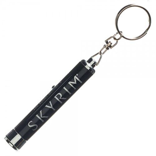 The Elder Scrolls V Skyrim Flashlight Key Chain Key Ring Licensed