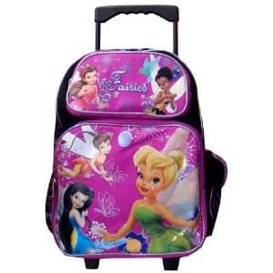 Tinkerbell Fairies Large Rolling Backpack