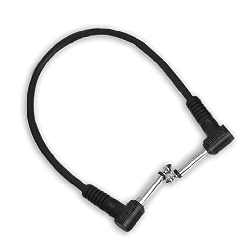 Cable Corp SPC1 1' Molded End Right Angle Patch Cable, Black