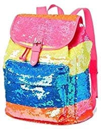 Justice Rainbow Flip Sequin Rucksack Backpack