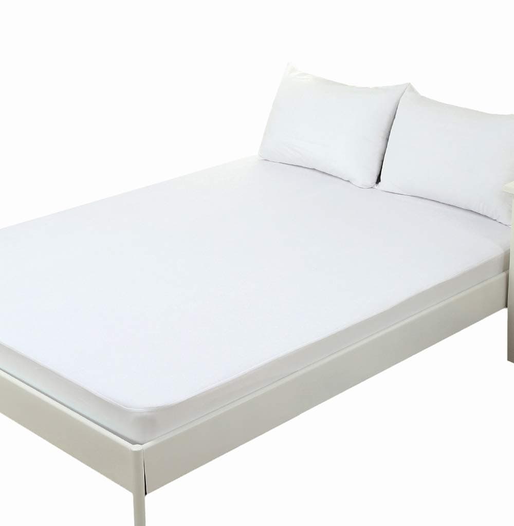 ACTNOW Waterproof Bed Bug Proof Box Bed Encasement Protector Bed Mattress Cover White 6FT Super King (180 * 200+30cm)