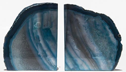 Blue Agate Bookend
