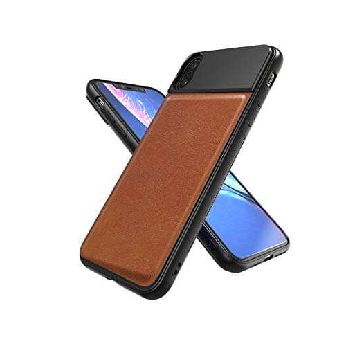 Apexel Photography Phone Case for iPhone Xs max Thin/Protecive/Professional Photo Case with 17mm Thread for Camera Phone Lovers (Brown)