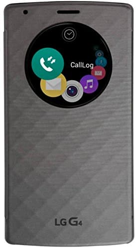 LG Quick Circle Snap On Case for G4 - Silver