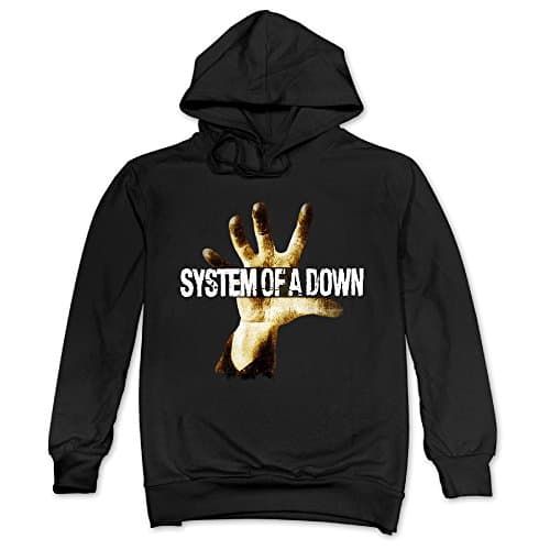 Huma Men's System A Down Hand Trendy Pullover S Black