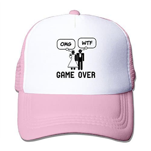 Cap Funny Wedding Game Over Mesh Hat