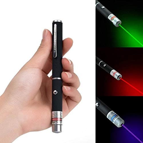 VPlus 3 Pcs Laser Sight Pointer 5MW High Power Dot Laser Light Pen Powerful Laser Pen (Purple+ Green+ Red)