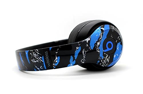 Beats by Dre Studio 2.0 Wireless - Custom Painted Dr. Dre Headset - Design (Splatter) (Blue Splatter)
