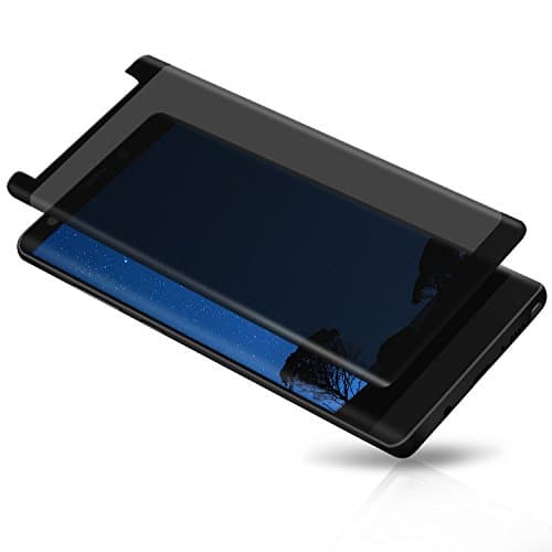 First protection Galaxy Note 8 Screen protector, Note 8 Privacy Tempered Glass Anti-Spy [3D Curved][Case Friendly] Screen Protector Shield For Samsung Galaxy NOTE 8 (Black)