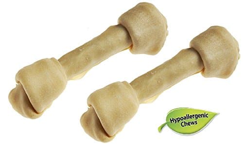 (2 Pack) Tasmans Bison Rawhide Extra Large Bones, 11-14 Inches each