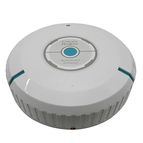 Laijiali Auto Clean Robot Smart Robotic Microfiber Mop Automatic Floor Dust Cleaner Battery Operated (White)