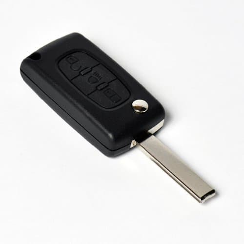 21/018 (* * * Bip Key 3 Buttons Remote Control Button Key Shell Case for Peut 207 307 407 607/807 with Fluted CE0523 * * *