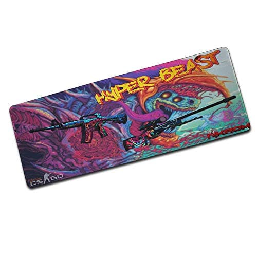 AURORBOY Large Gaming Hyper Beast Wild DIY Design Pattern Computer Mousepad Gaming Mouse Pad