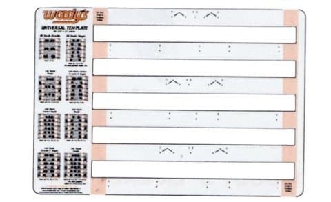 Woodys Studding Template - Universal COMB-TEMP