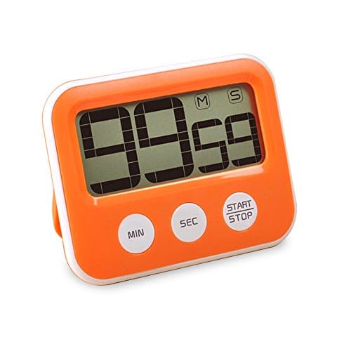 Digital Kitchen Timer Countdown Timer - MAGOTAN Cooking Timer with Big Digits Loud Alarm Magnetic Backing Stand Memory Large LCD Display for Cooking Baking Exercise Games Office (Battery Not Included)