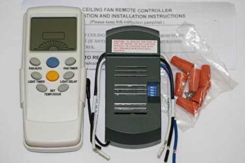 Universal Thermostatic Ceiling Fan and Light Remote Control Conversion Kit by Flow Angel