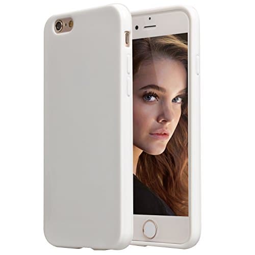 iPhone 6 Plus Case,iPhone 6S Plus Case, Drvan Bumper Shock-Absorption Anti-Scratch Silicon TPU Soft Full Cover Case for Apple iPhone 6 Plus / iPhone 6S Plus - White
