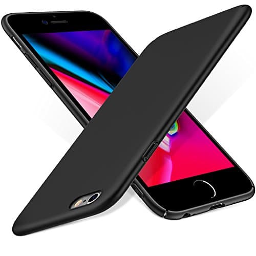 iPhone 6 Plus Case, iPhone 6S Plus Case,HOVED Slim Fit Shell Hard Ultra Thin Mobile Phone Cover Case with Non Slip Matte Surface for Apple iPhone 6 Plus/6S Plus-Black