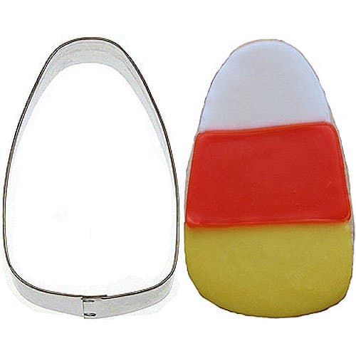 Candy Corn Tin Cookie Cutter 4" B1362