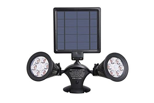 Solar lights Motion Sensor,12 Led Solar Powered Security Light Waterproof 360 Degrees Adjustable for Patio Porch Deck Yard Garden Garage Driveway Outsides Wall CREALITE