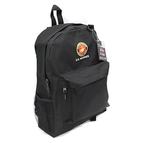 U.S. Marines Black Backpack