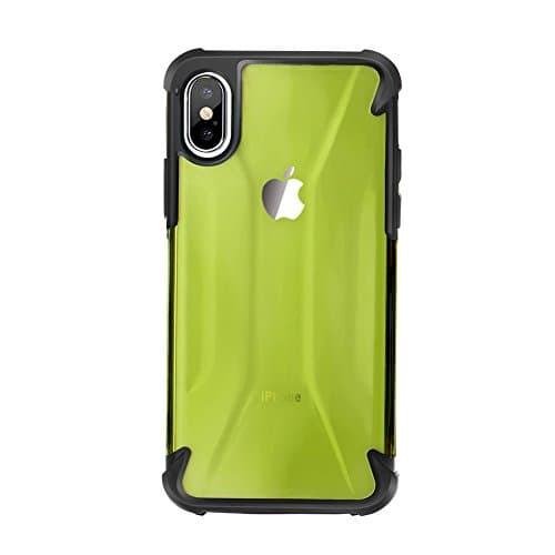 Shock-proof iPhone X Case Feather-Light Rugged [Translucent Green] Military Drop Tested iPhone Case