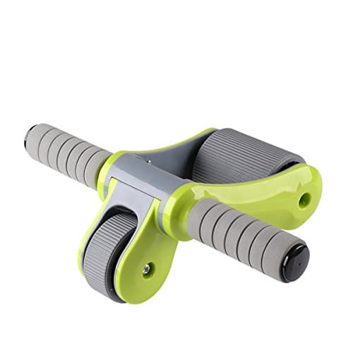 CNUALV Ab Roller Wheel Triangular Support Abdominal Roller Core Abdominal Trainers Workout Fitness Exerciser With Knee Pad Black For Body Fitness Strength Training Yoga Gym green