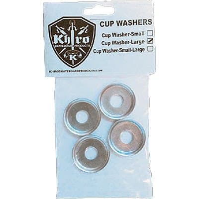 Khiro 4 Pack Large Cup Silver Washers
