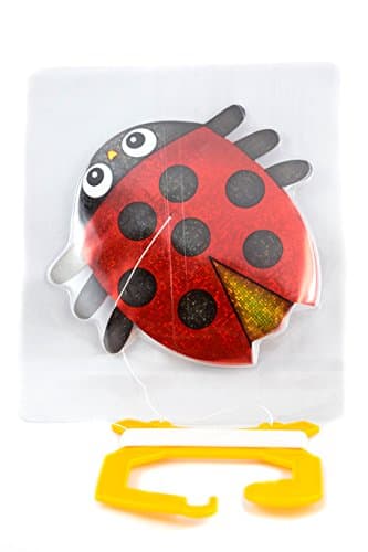 MicroKite Mini Mylar Kite, Ladybug, 2-Pack