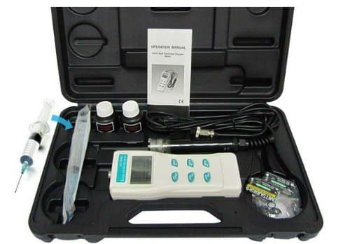 Gowe Professional Digital Large LCD Display Dissolved Oxygen DO Meter Tester 0~199.9% 0~19.99 PPM 0~19.99 mgI Range