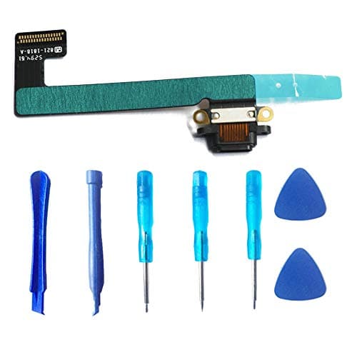 FixCracked Charging Port Flex Cable Replacement for ipad Mini 2 /ipad Mini 3（Black）