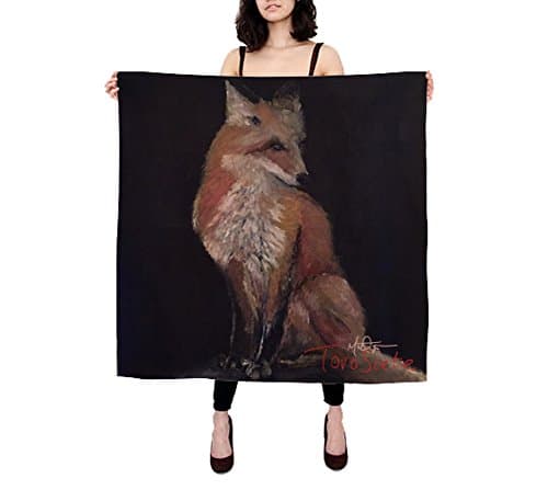 FOX Luxury Silk Scarf (FOX Pattern)