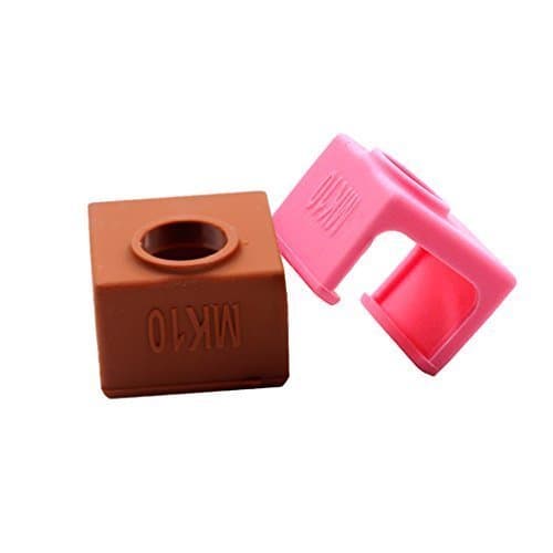 MK10 Silicone Sock Shell Pro 3D Printer Part Hot End Block Protective Cover Case-2Pcs