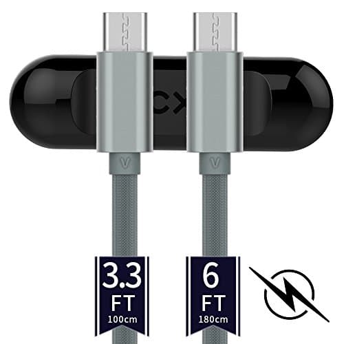 Micro USB Cable, VICXXO 3.3ft, 6ft Extra Long Micro USB to USB 2.0 Cable, A Male to Micro B Charge and Sync Cord for Android/Samsung/Windows/MP3/Camera and other Device (Gray)