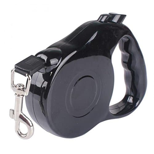 Otedes Retractable Dog Leash - Ribbon Lead for Training, Backyard Use and Walking Dogs - Easy to Grip Handle - Pet Training（Color random）